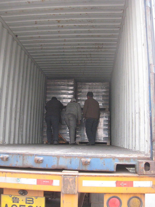 During container loading