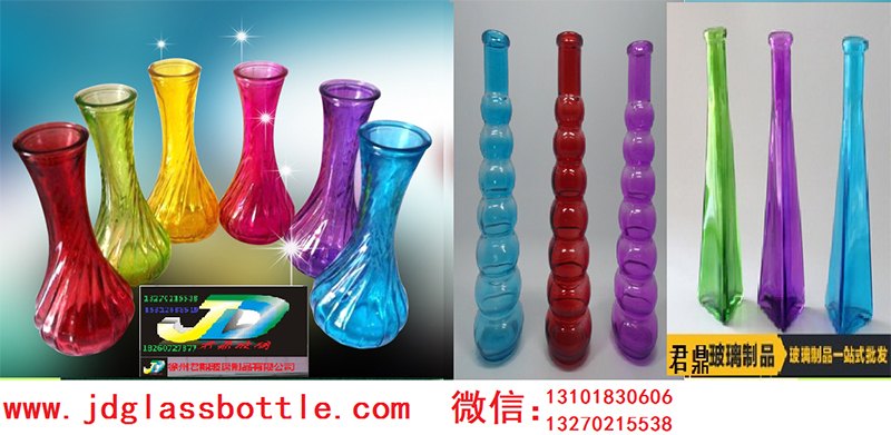 Spray color vase, flower arrangement glass vase